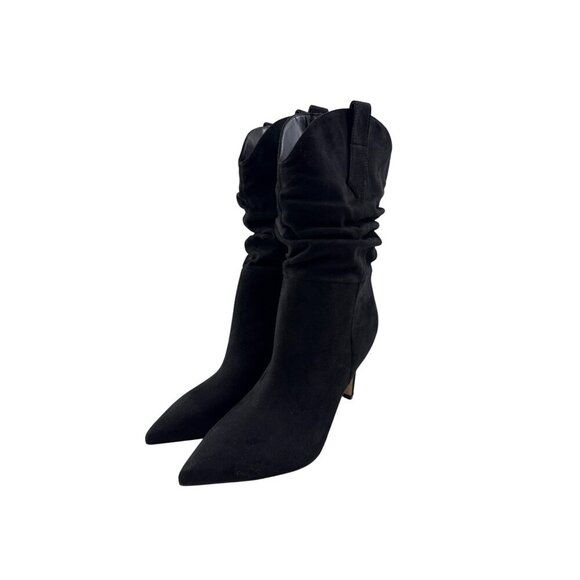 Marc Fisher Glenna Women's Boot Stiletto Heeled Slouch Leather Size 7.5 NEW - Picture 3 of 10